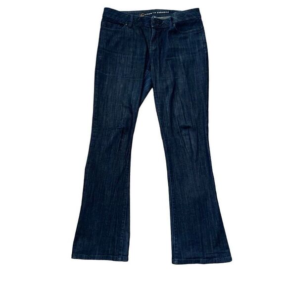 LC Lauren Conrad Dark Wash Boot Cut Jeans 12 - Picture 1 of 8